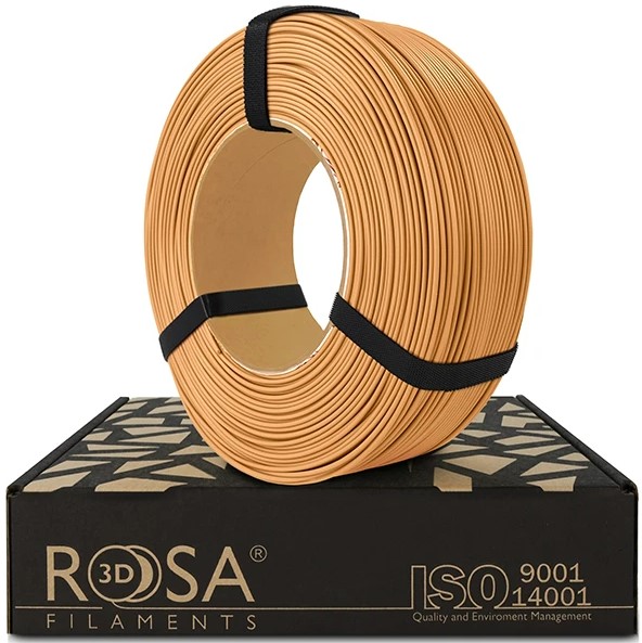 Filament PLA light brown 1.75mm 1kg refill Rosa3D